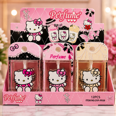Kawaii Kitty Inspired Perfume Set – Cute Mini Perfume Collection 12PCS Display Box