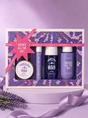 Purple Fragrance Gift Set for Women – Perfume, Body Mist & Body Care Spa Set – Luxury Beauty Gift Box