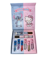 Kawaii Lip Gloss Set (6 Glosses + 2 Perfumes) – Trendy Beauty Gift Bundle